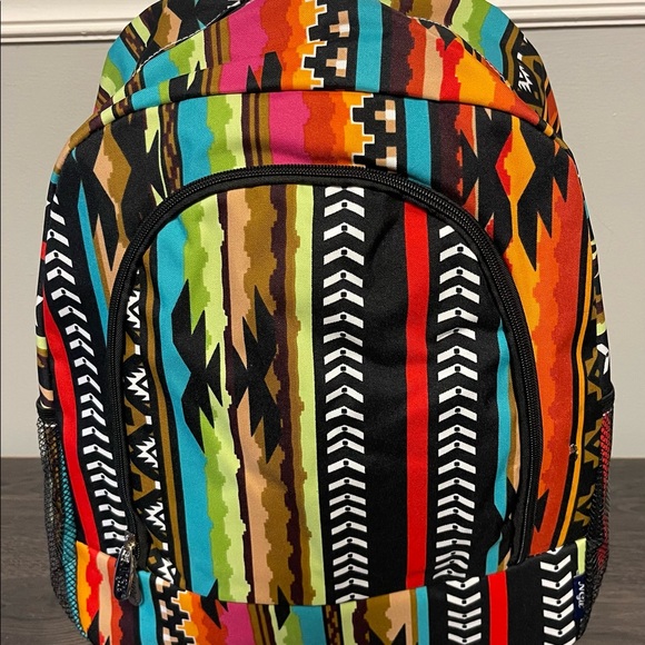 Santa Fe Large Backpack Serape Aztec 